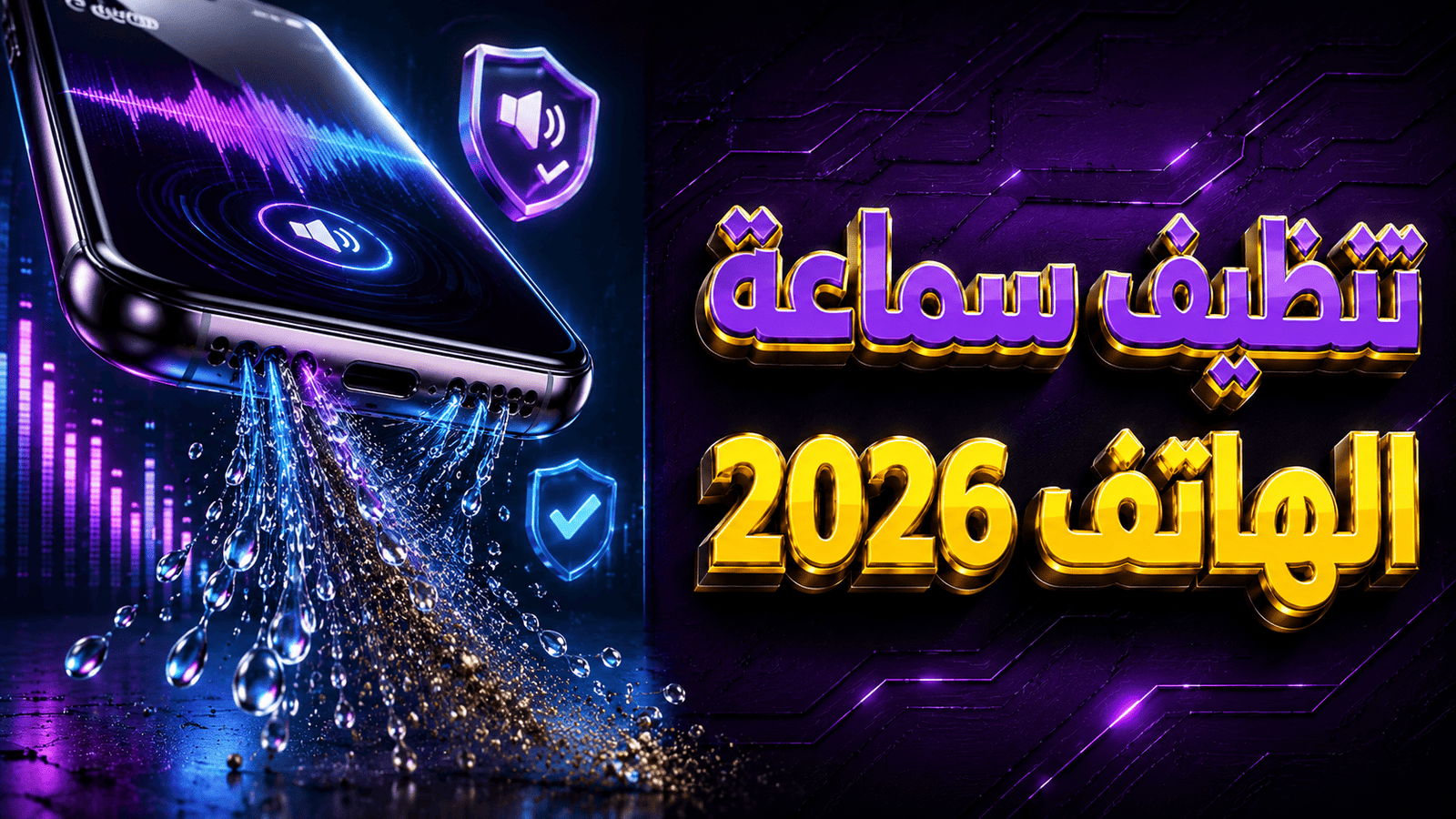 تطبيق تنظيف سماعة الهاتف