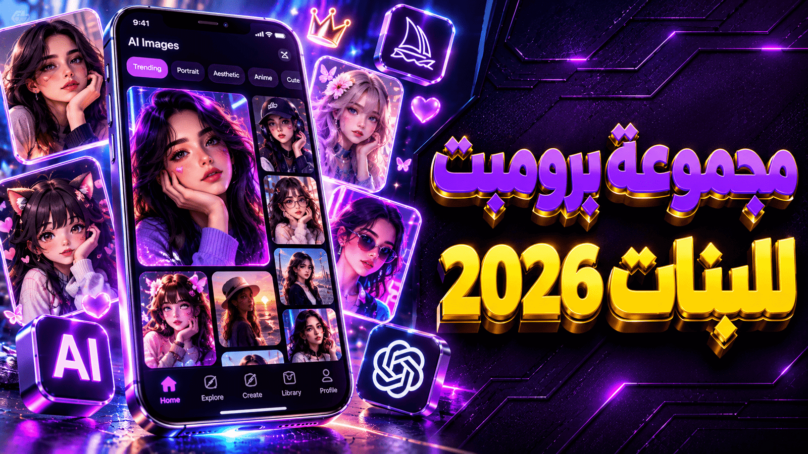 مجموعة برومبت للبنات 2026